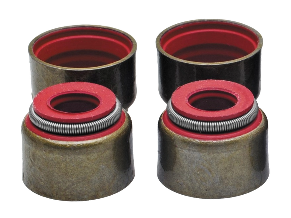 Can Am BRP DS450 DS 450 Kibblewhite RED Viton Valve Stem Guide Seals Seal 4 Four