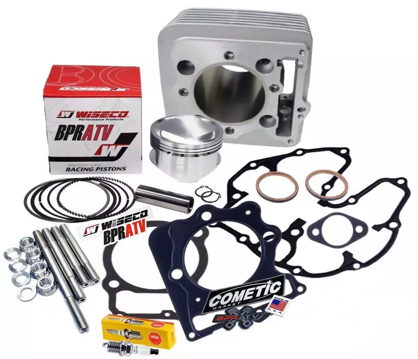 Honda 400EX Top End Rebuild Kit Wiseco 4606M08500 Stock Cylinder Assembly Parts