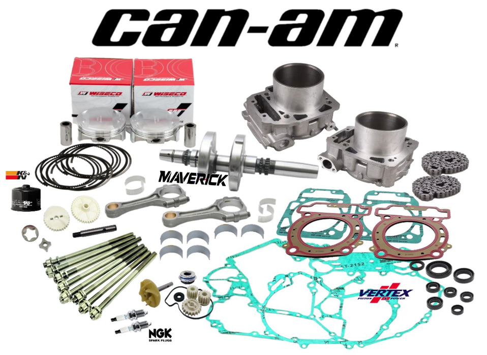 Get best Maverick 1000R MAX Rebuild Kit Complete Top Bottom Motor Engine Set