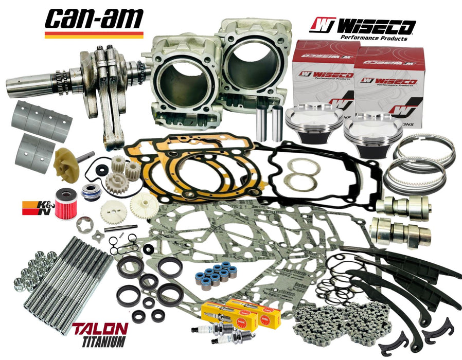 Outlander Renegade 1000 Cams Guides Rebuild Kit Complete Motor Engine Redo Kit