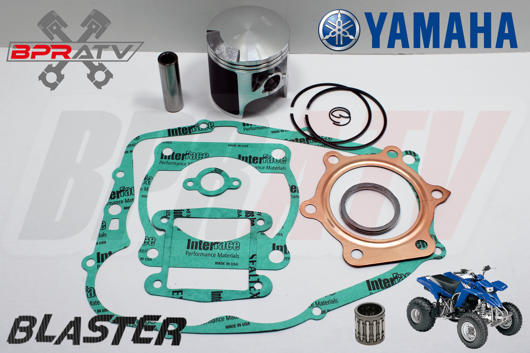 88-06 Yamaha Blaster 200 YFS200 66mm Stock Bore Piston Kit & COMPLETE Gasket Kit