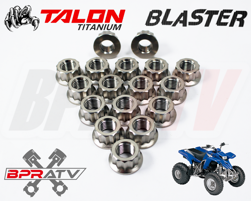 Best Yamaha Blaster 200 YFS 200 TITANIUM Lug Nuts Complete Wheel Kit Set of 16