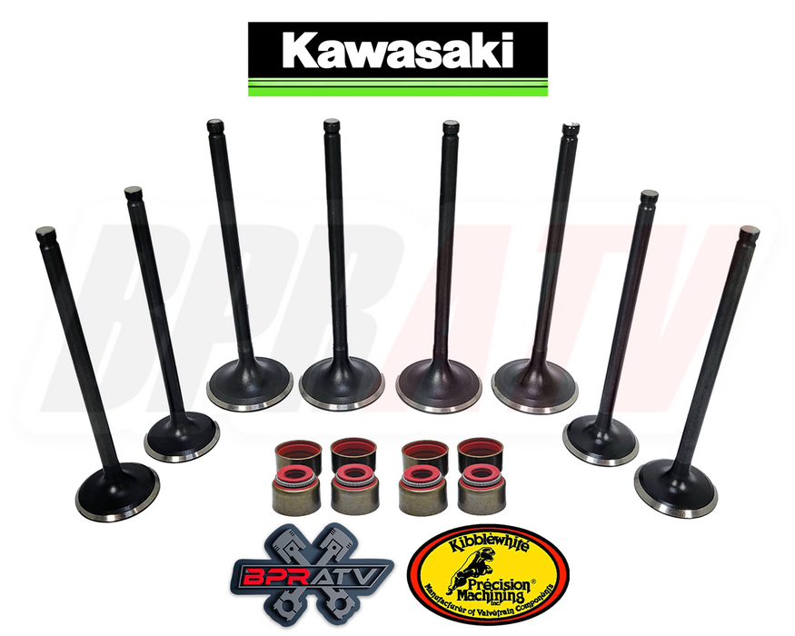 05-20 Kawasaki Brute Force 750 KVF Exhaust Intake Valves Kibblewhite Stem Seals