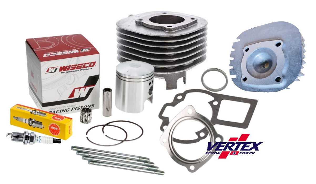Best Suzuki LT80 Big Bore Kit 52mm LT-80 Quad Sport +2 mil Top End Rebuild Parts