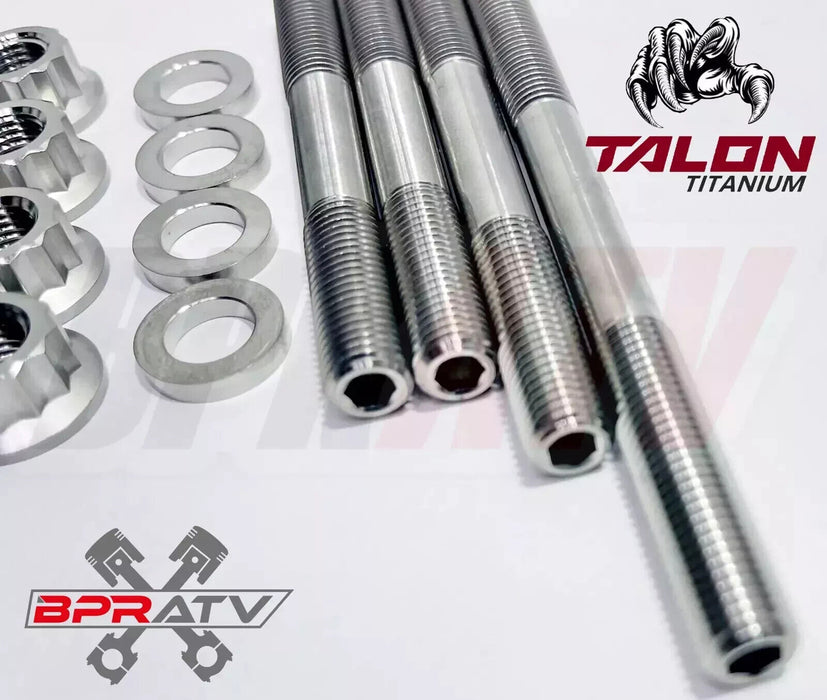 Yamaha Raptor 700R Cylinder Head Studs Kit TITANIUM Cylinder To Crankcase Bolts