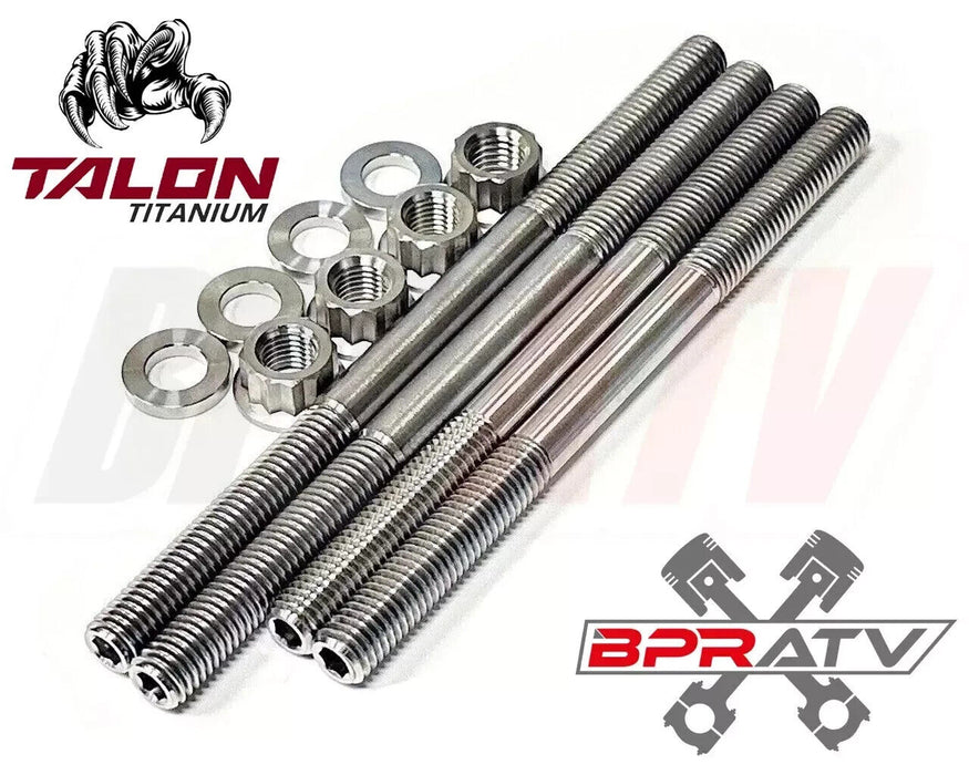 Yamaha Raptor 700R Cylinder Head Studs Kit TITANIUM Cylinder To Crankcase Bolts