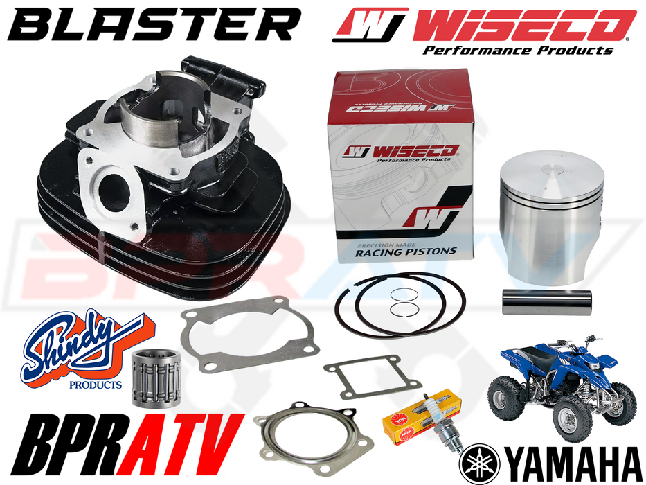 Yamaha Blaster 200 YFS 66 mil Stock OEM Bore Cylinder WISECO Top End Rebuild Kit