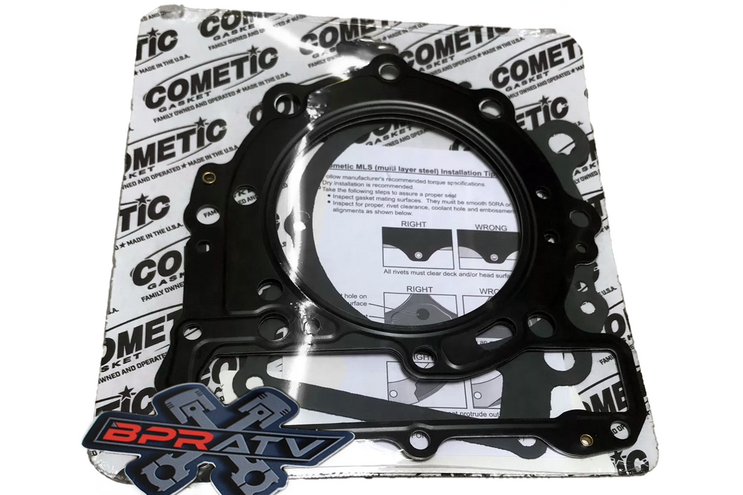 Can AM DS650 DS 650 100mm 11.5:1 Stock Bore JE Piston Cometic Top End Gasket Kit