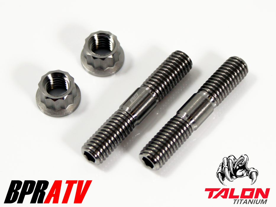 Can-Am Defender HD10 HD8 Exhaust Repair Kit BPRATV Titanium Studs Nuts & Gaskets