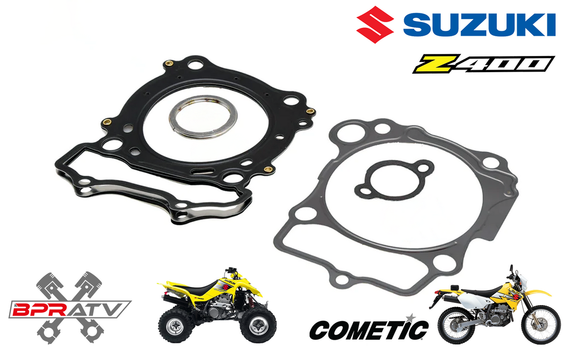 Suzuki DRZ 400 94mm +4 Big Bore BPRATV Wiseco Piston 12.5 Cometic Gasket Top Kit