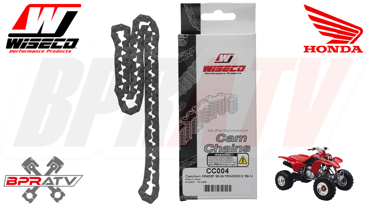 400EX 400X XR400R Cylinder Head Stage 2 Hot Cams WISECO Chain Stock Cometic Kit