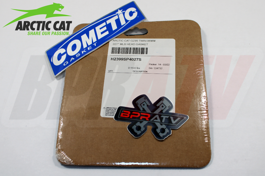 Arctic Cat Wildcat X 1000 92 94 96 mm Big Bore COMETIC Head Gasket MLS 0830-209
