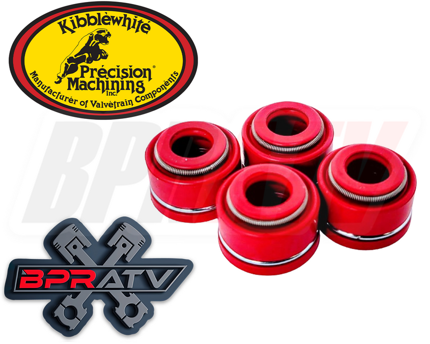 Yamaha YZ450F YZ 450F Kibblewhite RED Viton Valve Stem Seals Seal Set of 5 03-09