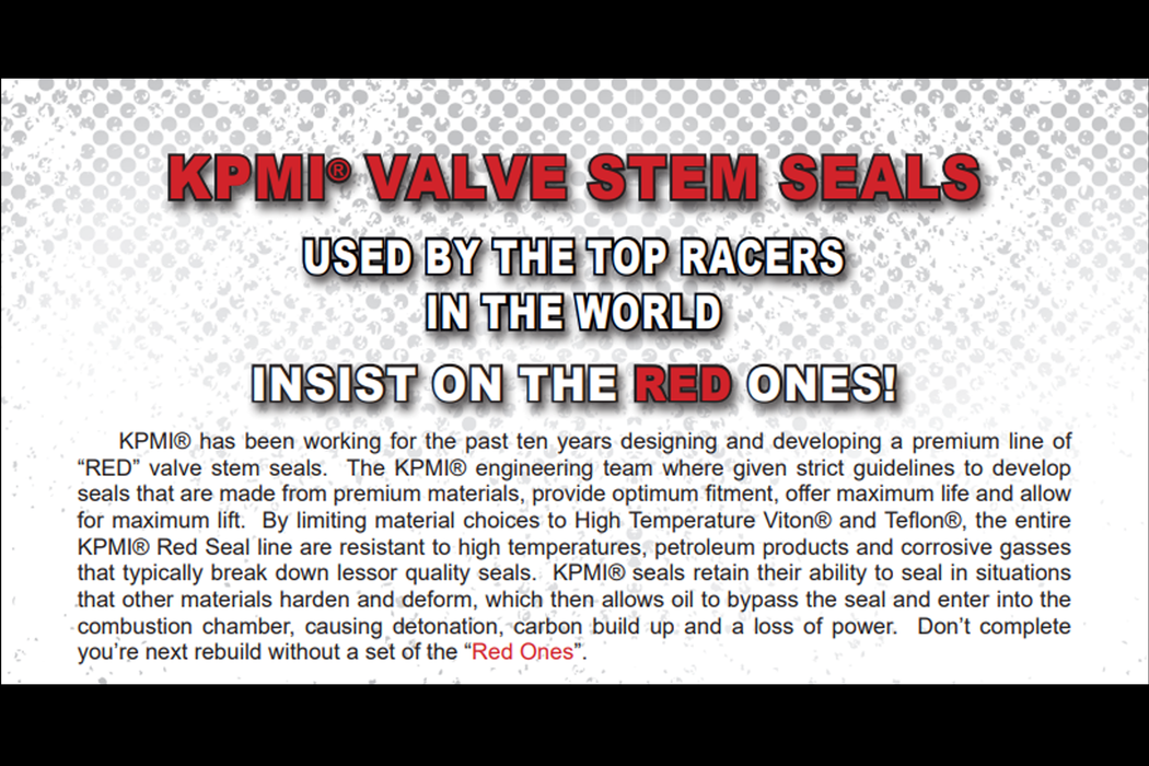 17-25 Honda CRF450R CRF 450R Kibblewhite Head Intake Exhaust Valves Viton Seals
