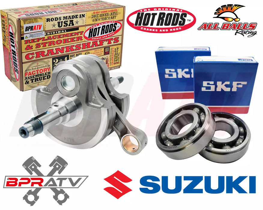 Suzuki LTZ400 LTZ 400 Z400 Stroker Crank Hot Rods 4 mil Crankshaft Main Bearings
