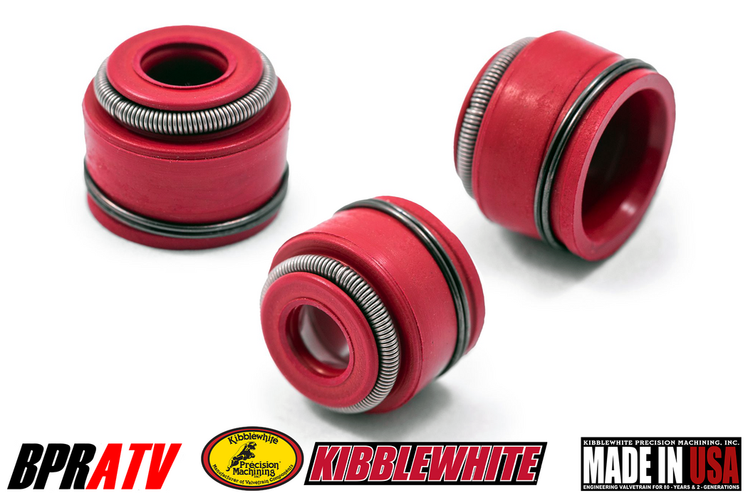 Yamaha YZ450F YZ 450F Kibblewhite RED Viton Valve Stem Seals Seal Set of 5 03-09