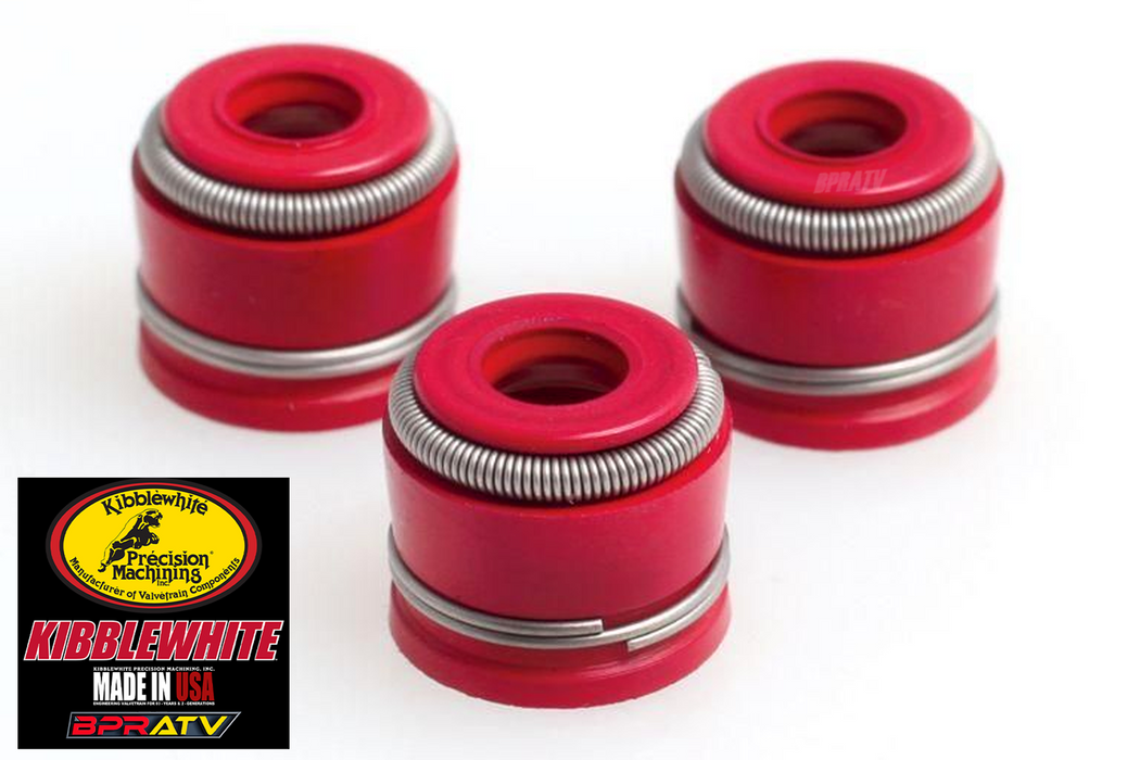 Yamaha YZ450F YZ 450F Kibblewhite RED Viton Valve Stem Seals Seal Set of 5 03-09