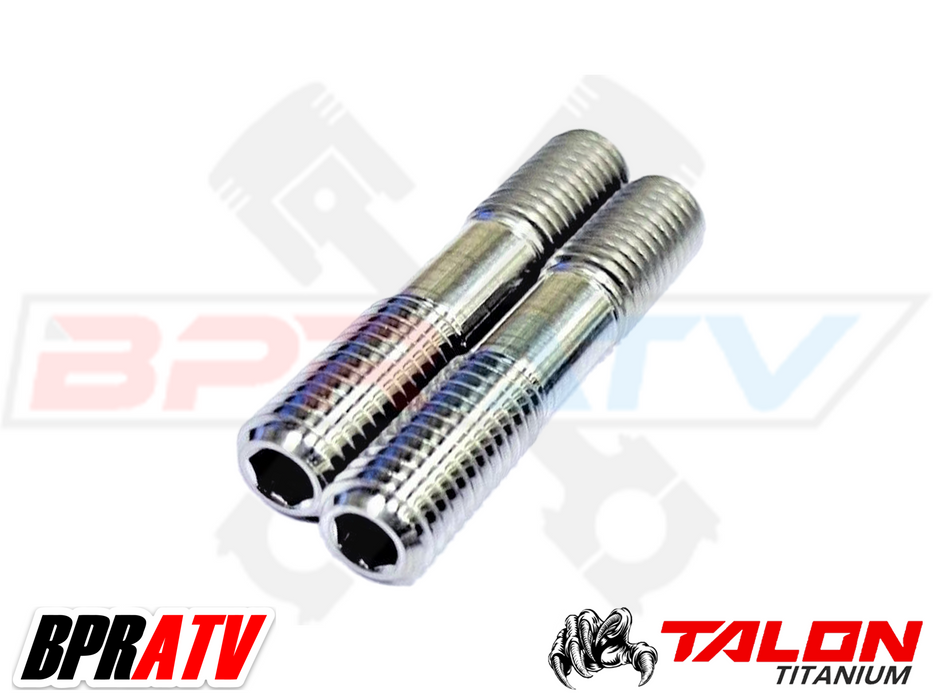KX450F KFX450 TITANIUM Exhaust Studs Grade 5 Ti Head Pipe Stud Nut Bolt Kit Set