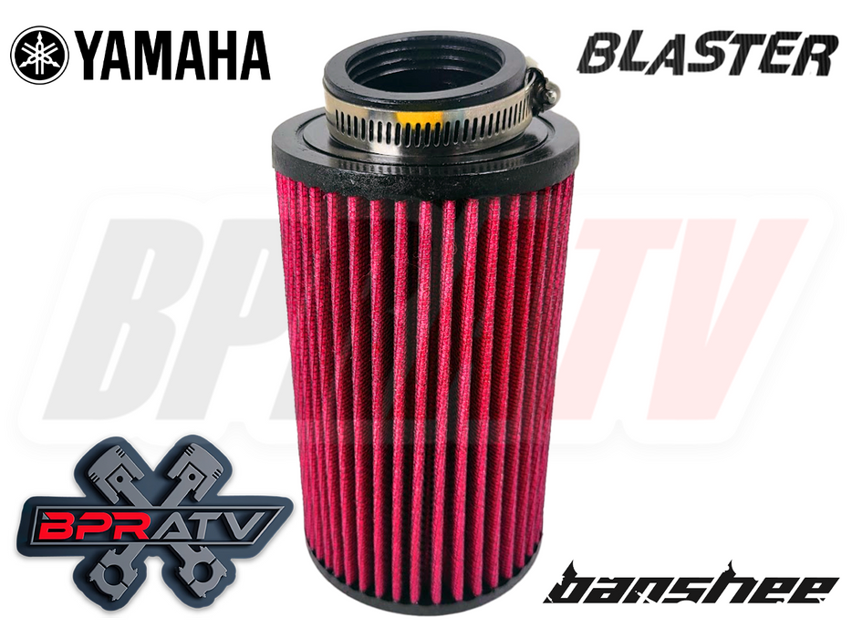 Yamaha Blaster YFS200 YFS 200 K&N Style Air Filter Pod 5" 26mm Stock Mikuni PWK