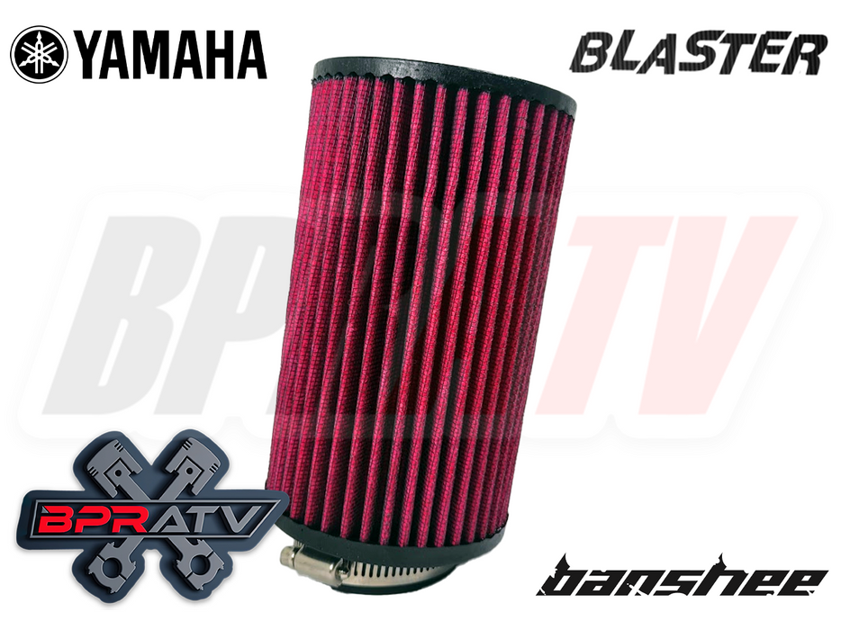 Yamaha Blaster YFS200 YFS 200 K&N Style Air Filter Pod 5" 26mm Stock Mikuni PWK