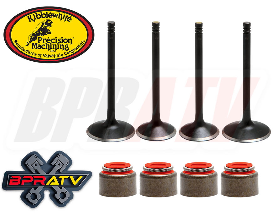 13-16 Honda CRF450R CRF 450R Kibblewhite Head Intake Exhaust Valves KP RED Seals