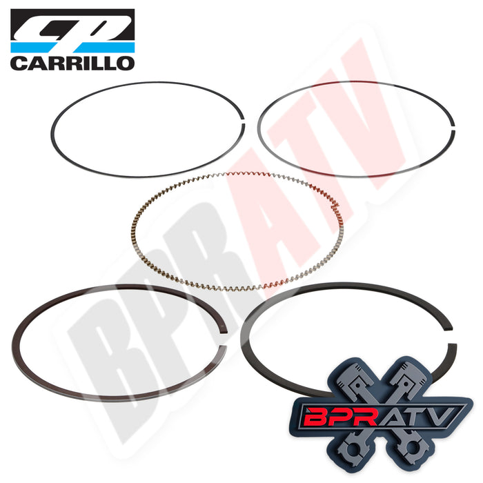 02-16 Honda CRF450R CRF 450R Stock 100mm Big Bore CP Carrillo Piston Rings Only