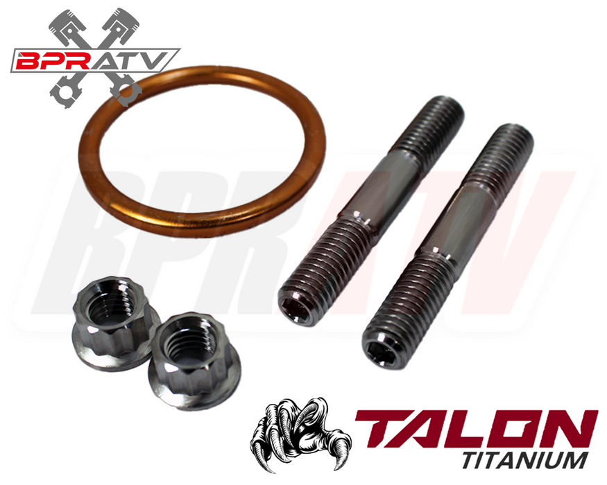02-24 Honda CRF450R CRF 450R Titanium Head Exhaust Studs Nuts Bolt Gasket Kit