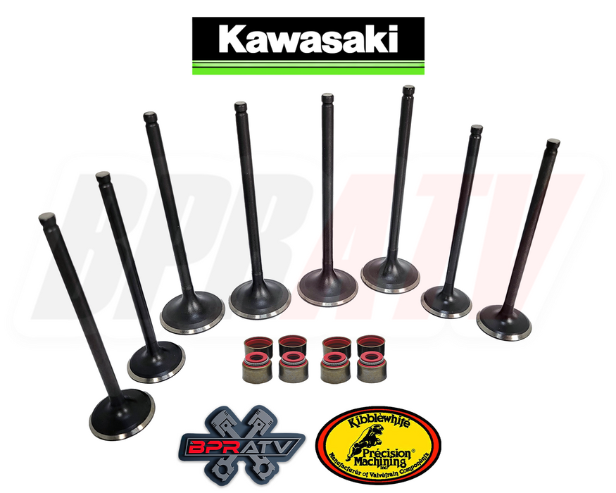 05-20 Kawasaki Brute Force 750 KVF Exhaust Intake Valves Kibblewhite Stem Seals